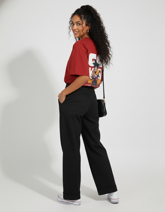 Hope Warrior Oversized Heavyweight Anime T-Shirt